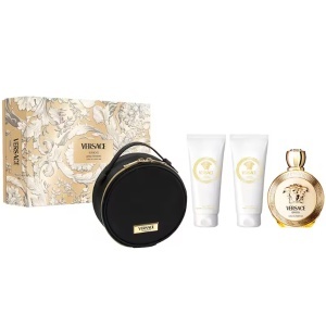 Versace Eros Pour Femme Комплект (EDP 100ml + BL 100ml + SG 100ml + Bag) за Жени