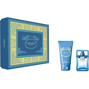 Versace Man Eau Fraiche Комплект (EDT 30ml + Shower Gel 50ml) за Мъже - Img 1