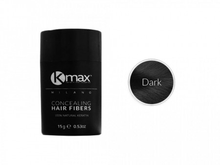 Fibre din cheratină pentru păr rar Kmax - Negru