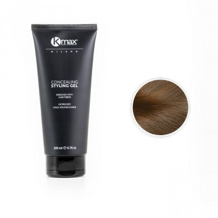 Kmax Гел за коса за фиксиране - светлокафяв