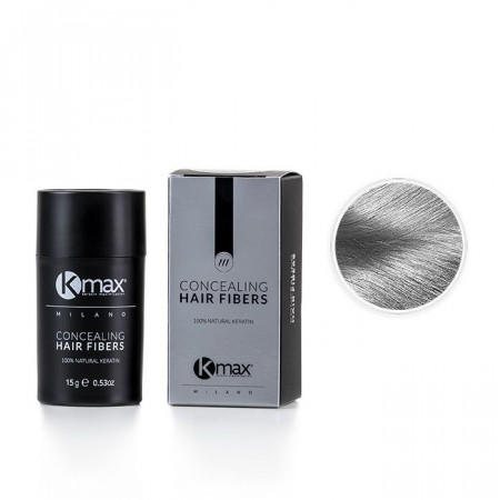 Keratin fibres for rare hair Kmax - Light grey