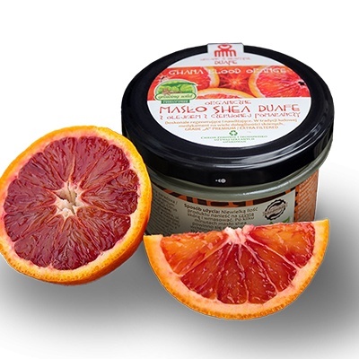 Shea butter with blood orange oil