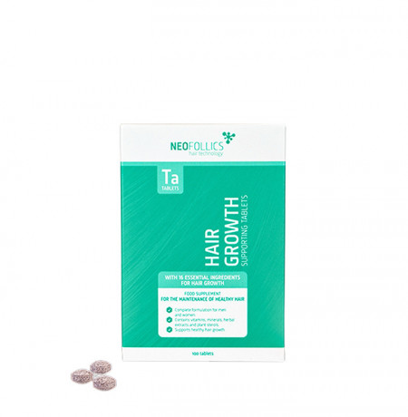 Hair growth stimulating tablets Neofollics 100 tablets