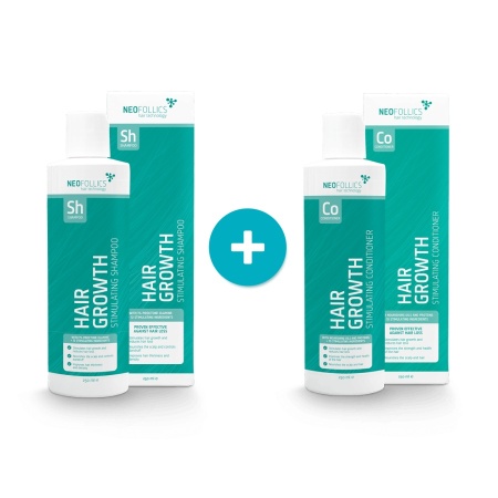 Tratament împotriva căderii părului Neofollics - Set Șampon Neofollics 250 ml + Balsam Neofollics 250 ml