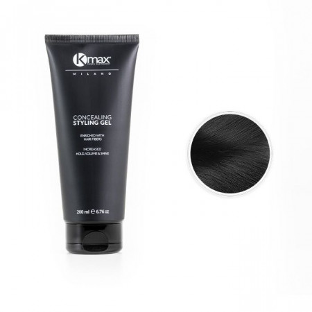 Kmax Гел за коса за фиксация - черен