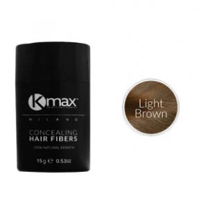 Fibre din cheratină pentru păr rar Kmax - Șaten deschis