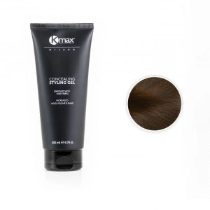 Kmax Гел за коса за фиксиране - кафяв