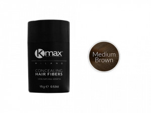 Keratin fibres for rare hair Kmax - Brown - Img 1