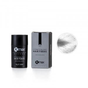 Keratin fibres for rare hair Kmax - White