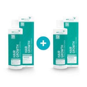 Tratament împotriva căderii părului Neofollics - Set Șampon Neofollics 250 ml + Balsam Neofollics 250 ml