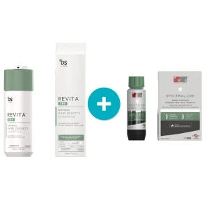 DS Laboratories Hair Loss Treatment - Set Revita CBD Shampoo 205ml + DS Laboratories Spectral CBD Hair Loss Treatment (Nanoxidil 5%) 60ml