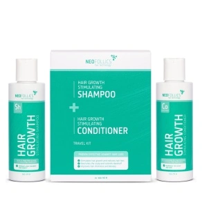 Kit de călătorie pentru stimularea creșterii părului Neofollics