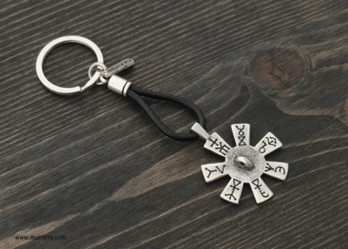 The Rosette from Pliska Keyholder