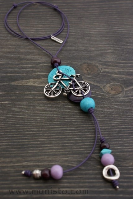 Women's Necklace Bicycle - Img 4