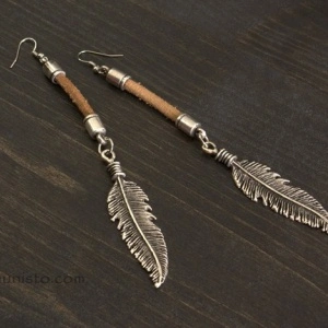 Plume earrings