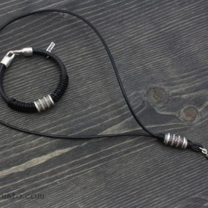 Unisex Bracelet & Necklace Set