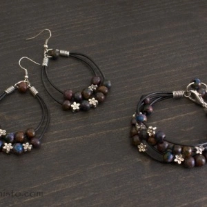 Women's Bracelet & Earrings Set