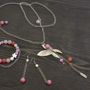 Women's Bracelet, Necklace & Earrings Set