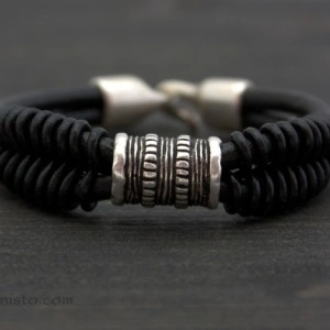 Men's Bracelet & Necklace Set - Img 3