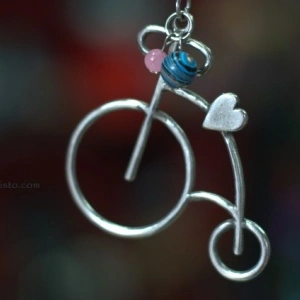 Retro bicycle Necklace - Img 4