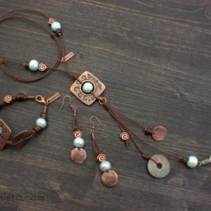 Women's Bracelet, Necklace & Earrings Set