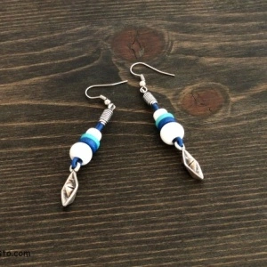 Earrings Paper Boats