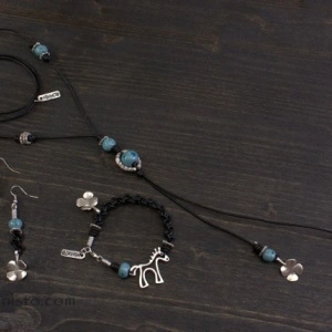 Horses Necklace, Bracelet & Earrings Set