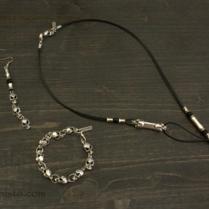 Women's Bracelet, Necklace & Earrings Set