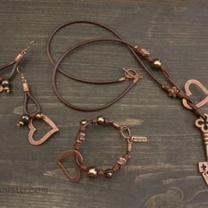 Women's Bracelet, Necklace & Earrings Set