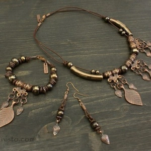 Women's Bracelet, Necklace & Earrings Set