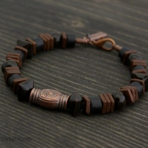 Men's Bracelet & Necklace Set - Img 3