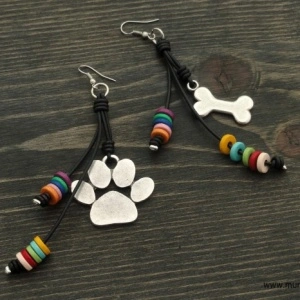 Paw & Bone Earrings