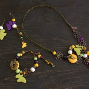 Women's Bracelet, Necklace & Earrings Set