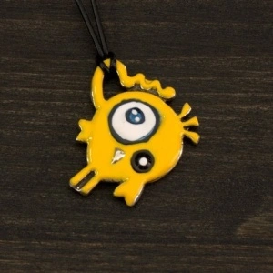 Crazy chick  pendant