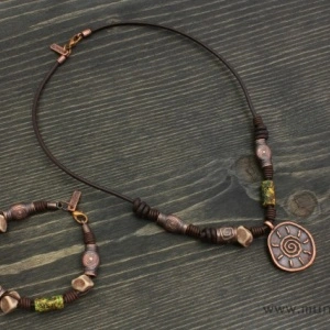 Men's Bracelet & Necklace Set