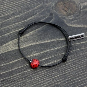Unisex  Bracelet Ladybug