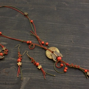 Women's Bracelet, Necklace & Earrings Set