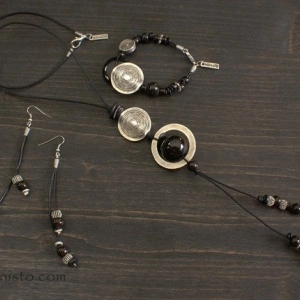 Women's Bracelet, Necklace & Earrings Set