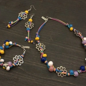 Women's Bracelet, Necklace & Earrings Set