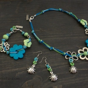 Women's Bracelet, Necklace & Earrings Set