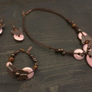 Women's Bracelet, Necklace & Earrings Set