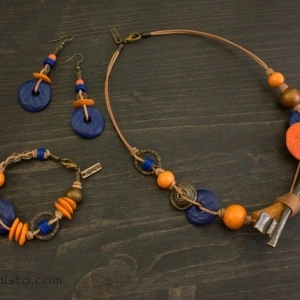Women's Bracelet, Necklace & Earrings Set