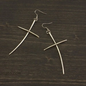 Cross earrings