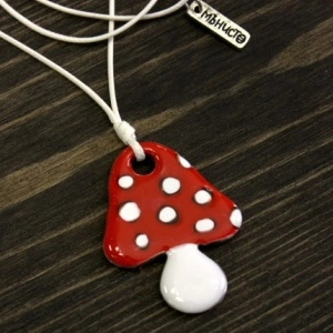 Martenitsa Pendant Mushroom - Img 3