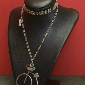 Retro bicycle Necklace - Img 2