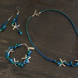 Women's Bracelet, Necklace & Earrings Set
