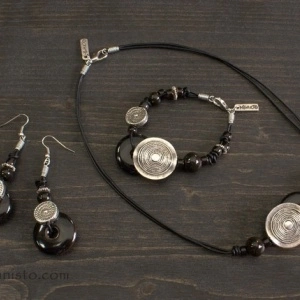 Women's Bracelet, Necklace & Earrings Set