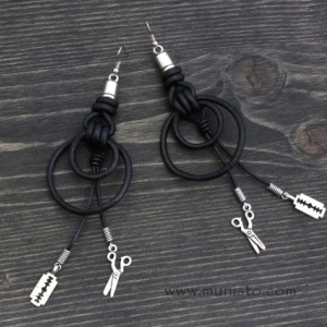 Women's Earrings Scissors