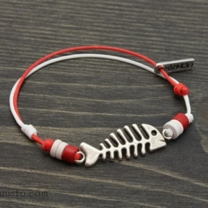 Martenitsa Bracelet Fishbone