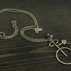 Retro bicycle Necklace - Img 3